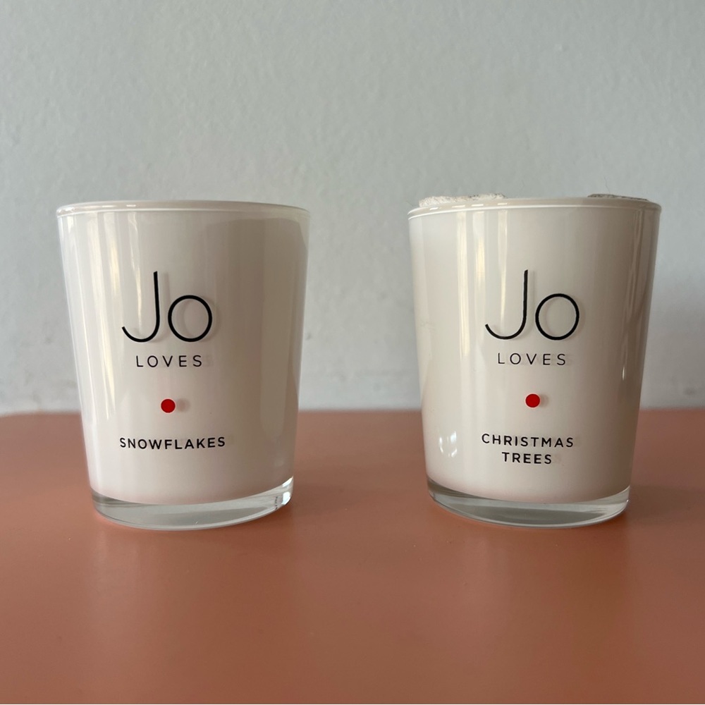 Duo of Jo Loves candles - 70 g - Snowflakes and Christmas Tree